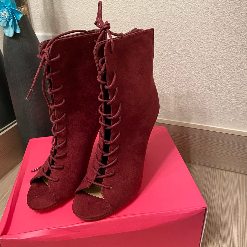 Red booties